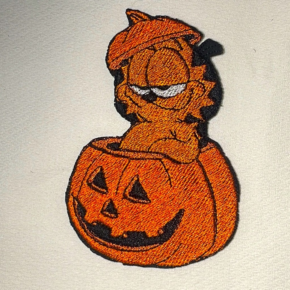 Custom Made Garfield the Cat Iron on Patch